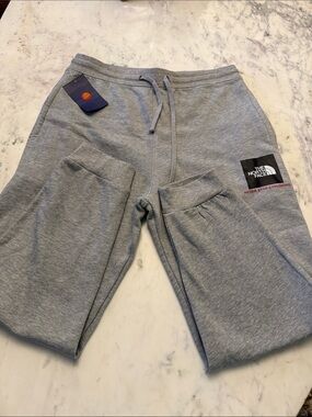 NWT The North Face Light Gray Logo Sweatpants